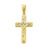 Cruz con Cristo mini Oro  10K