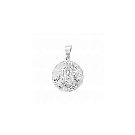 Medalla Sagrado Corazón diam  .925