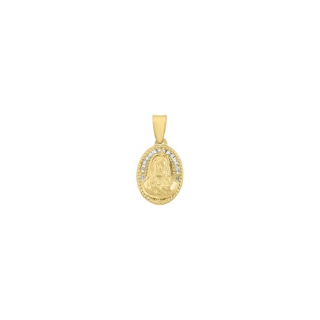 Medalla Sagrado corazón mini Oro 10K