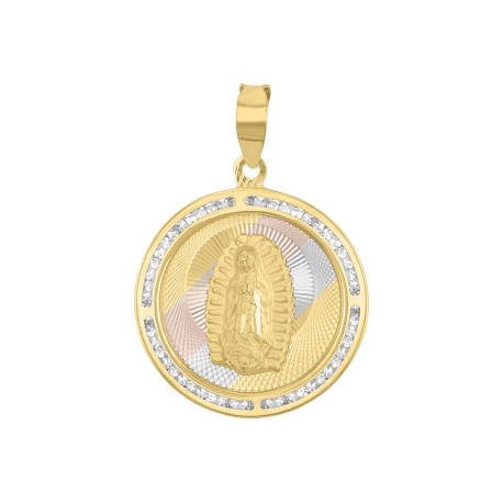 Medalla Virgen Guadalupe gde Oro10K