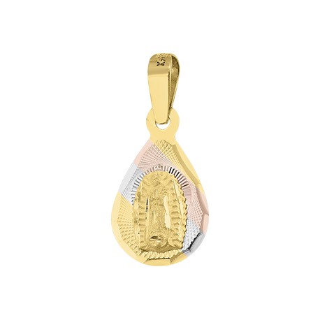 Medalla Virgen Guadalupe gota 14K