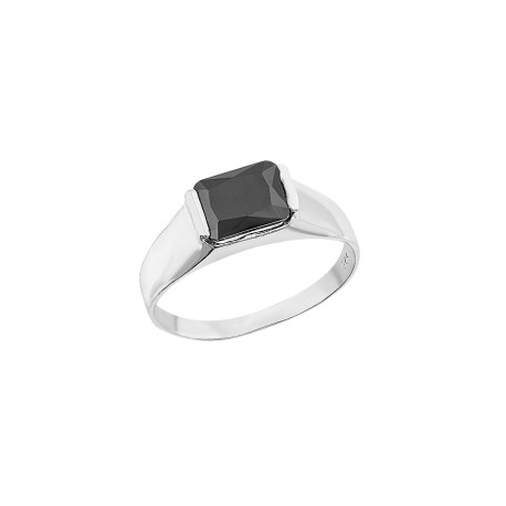 Anillo con Onix para caballero plata 925