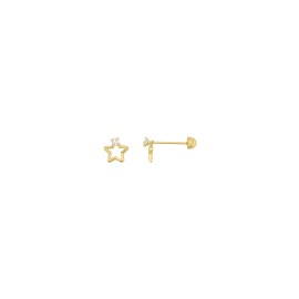 Broquel estrella 14K