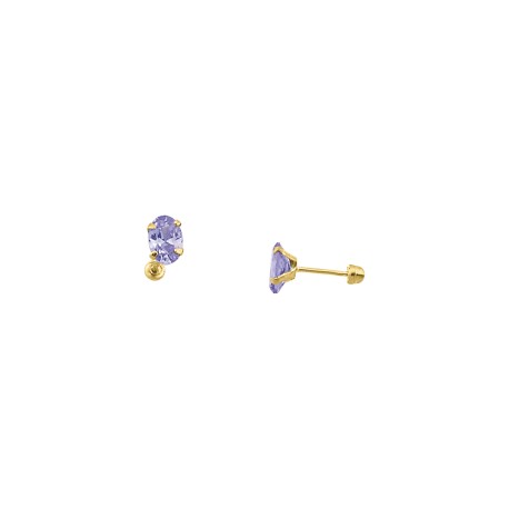 Broquel lavanda Oro 10K