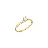 Anillo solitario infinitos Oro 10K