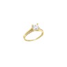 Anillo solitario lazos Oro 10K