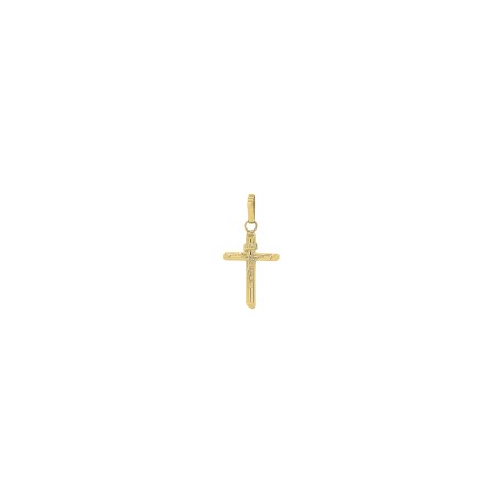 Cristo tubo liso Oro  10K