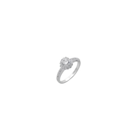Anillo Solitario Sol Plata .925