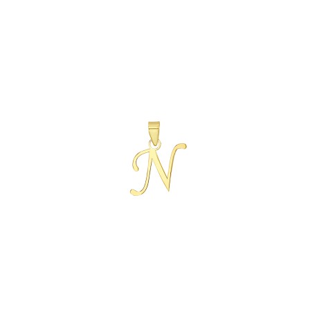 Dije letra N Oro 10K