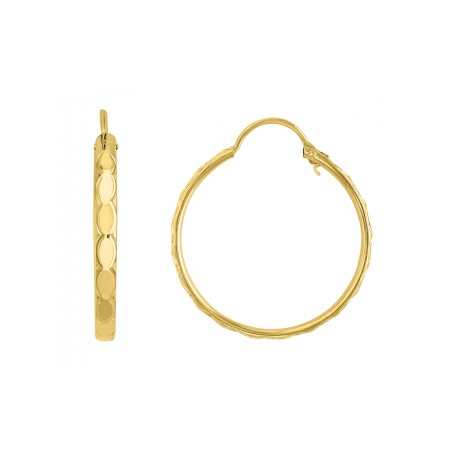 Arracada espejo Oro 10K Mod. 4