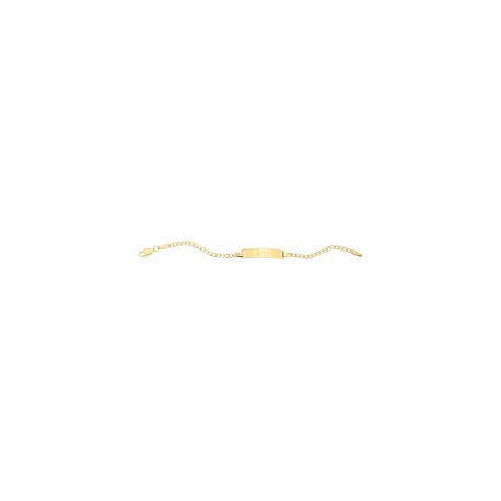 Esclava tejido barbado 14K 16cm
