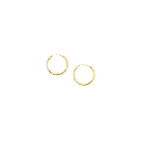 Arracada tubo Oro 10K mod. 2a