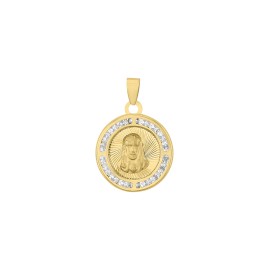 Medalla Sagrado corazón Med 14K