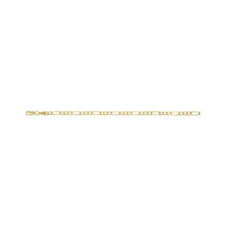Pulsera tejido 3x1 Oro 10K 18 cm