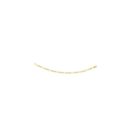 Pulsera tejido 3x1 para caballero Oro 14K