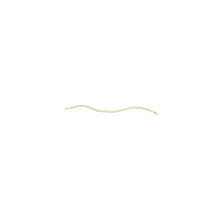 Pulsera tejido barbado Oro 10K 16 cm