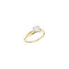 Anillo solitario liso Oro 10K