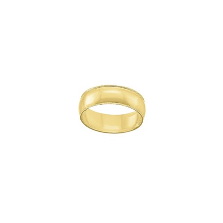 Argolla lisa Oro Amarillo 10K 6mm