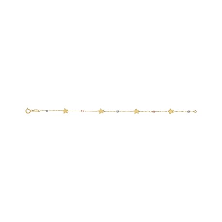 Pulsera estrellas Oro 10K