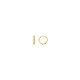 Huggie rosa/blanca 14K