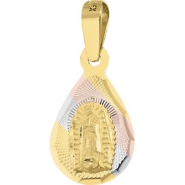 Medalla Virgen Guadalupe gota 14K