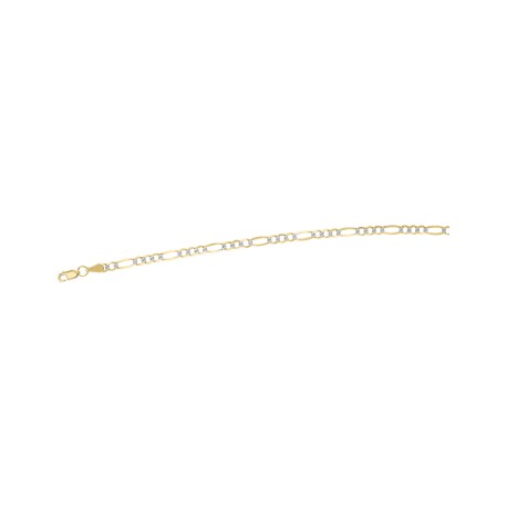Cadena 3x1 diamantada 10K 100