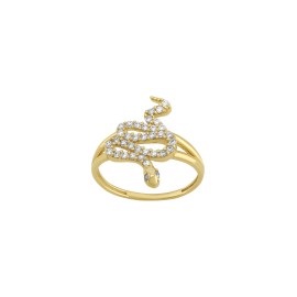 Anillo serpiente Oro 10K